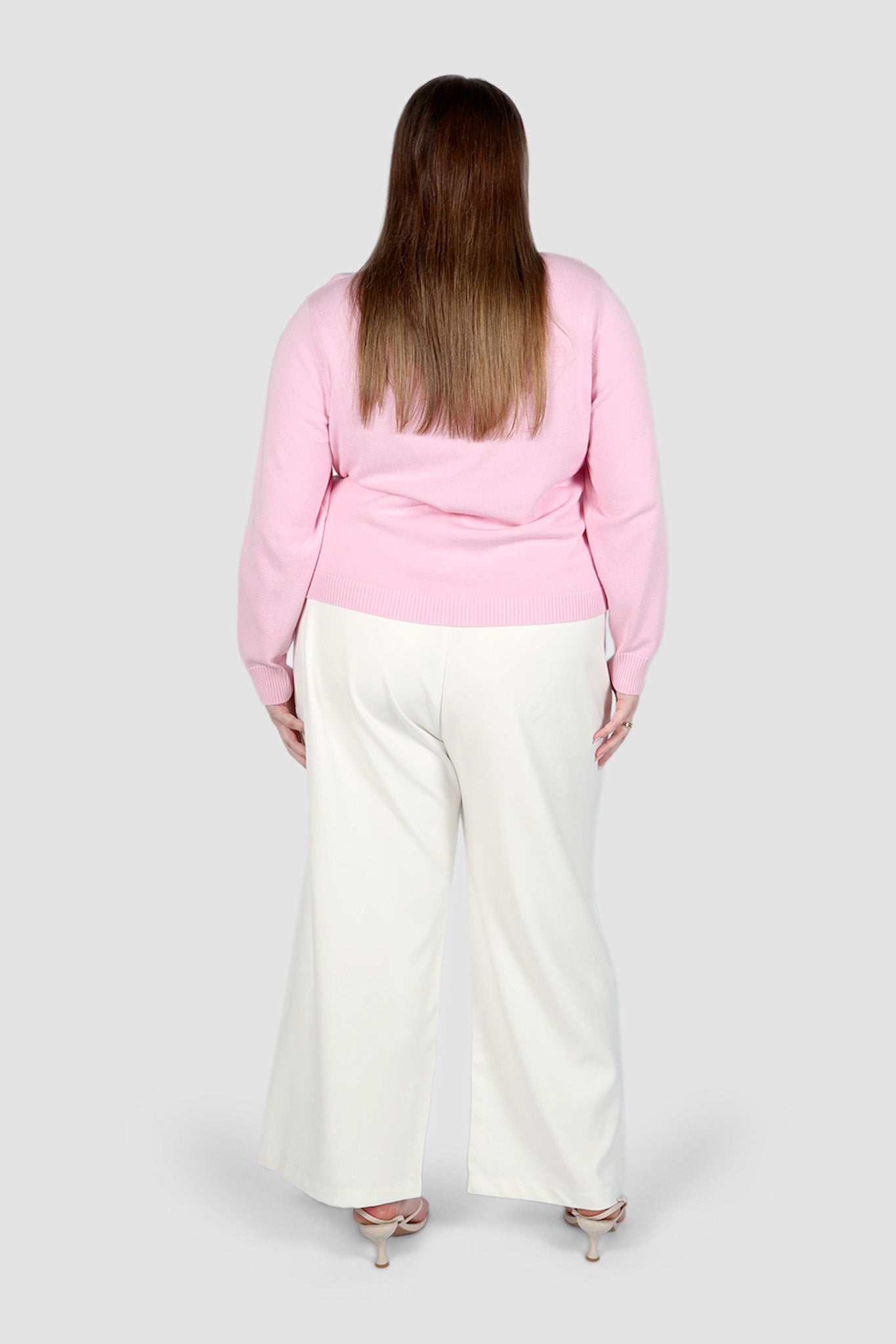 GWEN KNIT CARDIGAN SOFT PINK