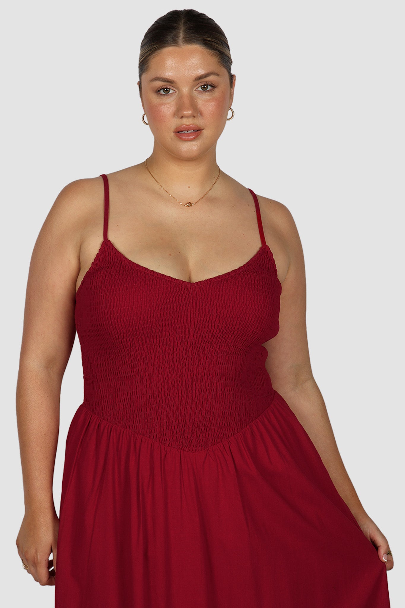 YARA DRESS RED