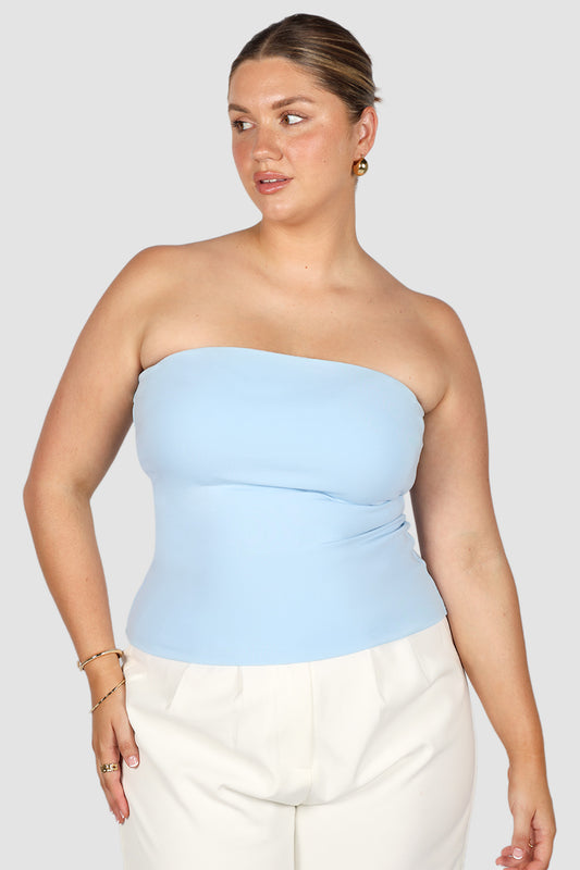 APRIL TOP SOFT BLUE