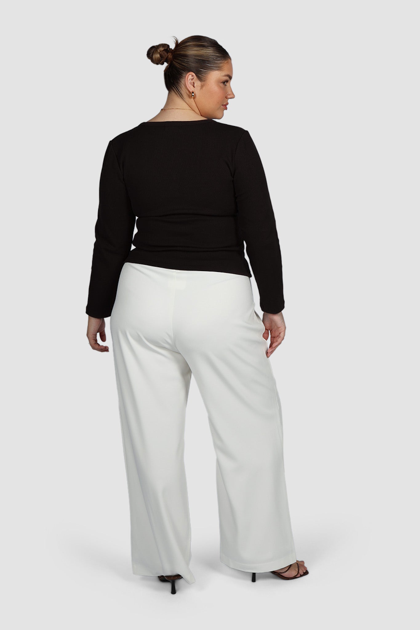 BECKER LONG SLEEVE TOP BLACK