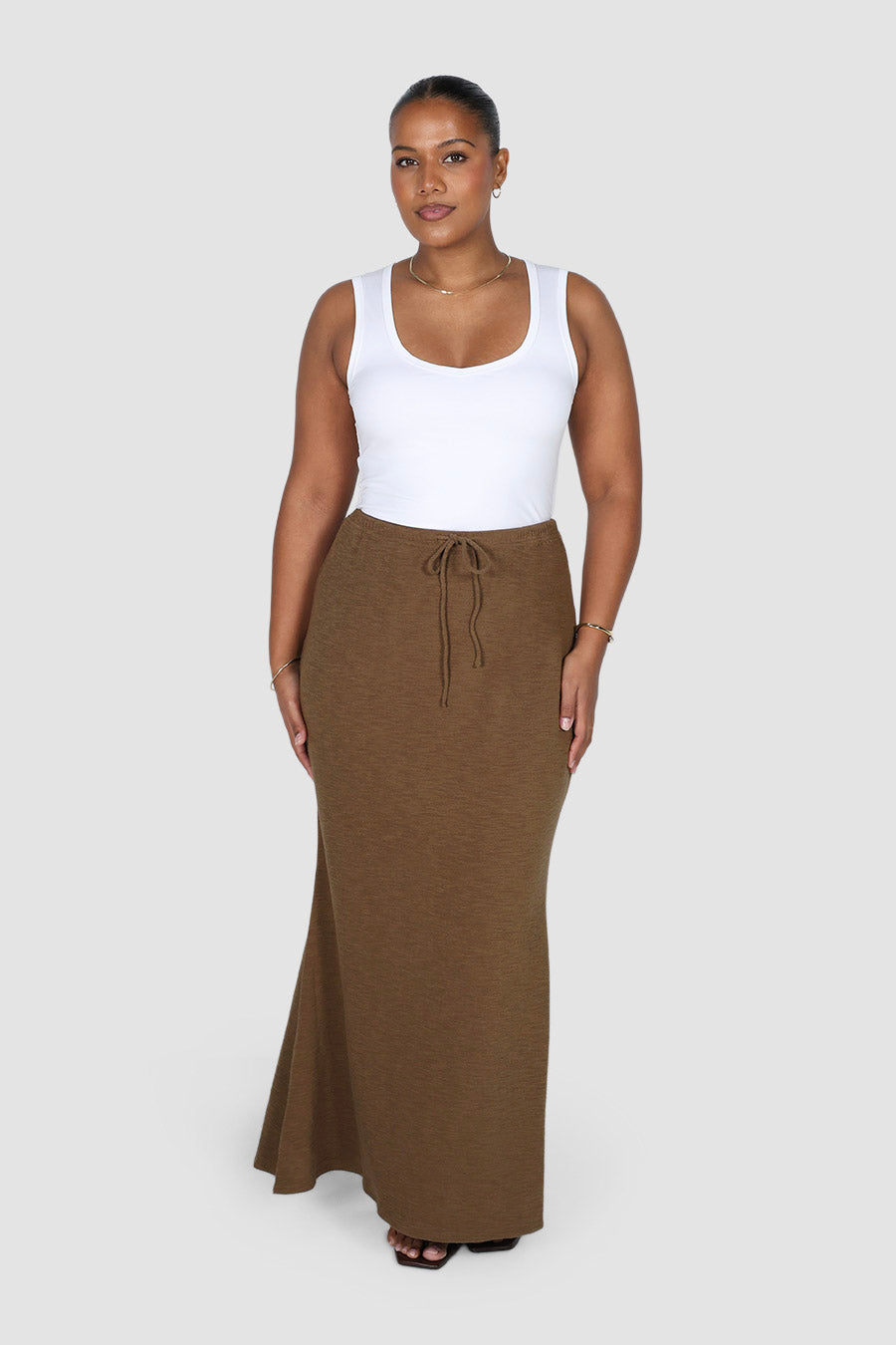 TERRA SKIRT CHOCOLATE