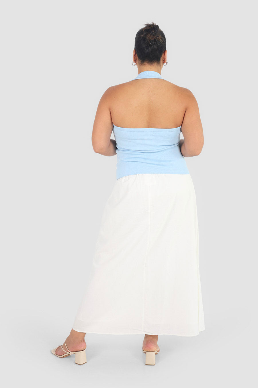 RENNA HALTER TOP BABY BLUE