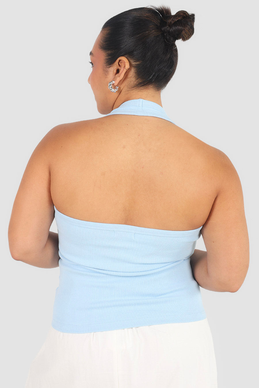 RENNA HALTER TOP BABY BLUE