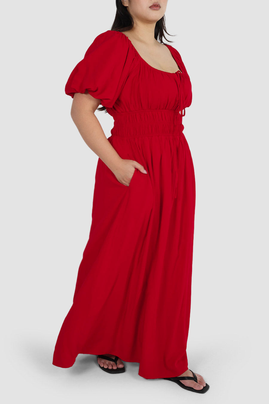 LUMA DRESS RED