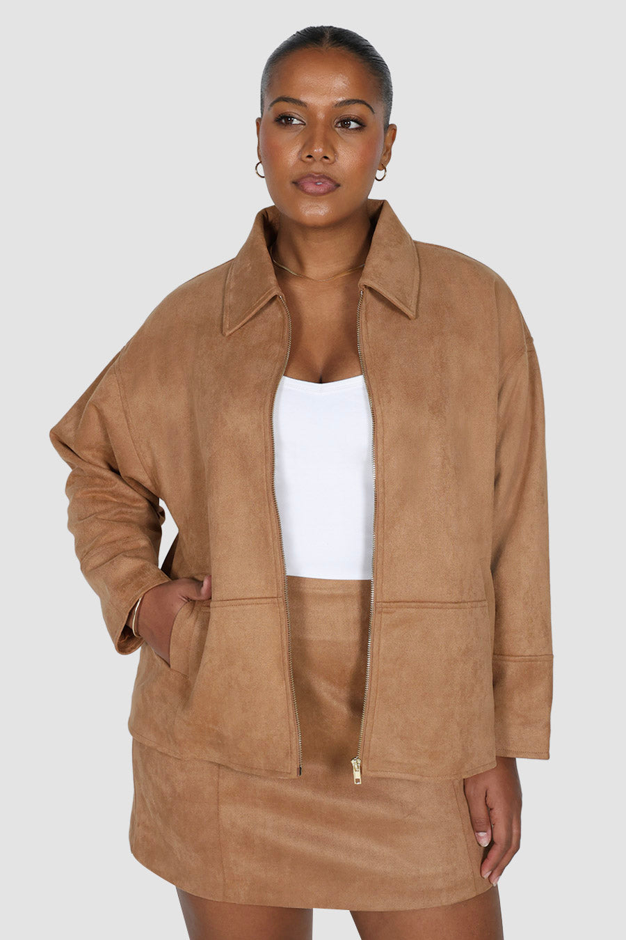 DRIFTER SKIRT CARAMEL