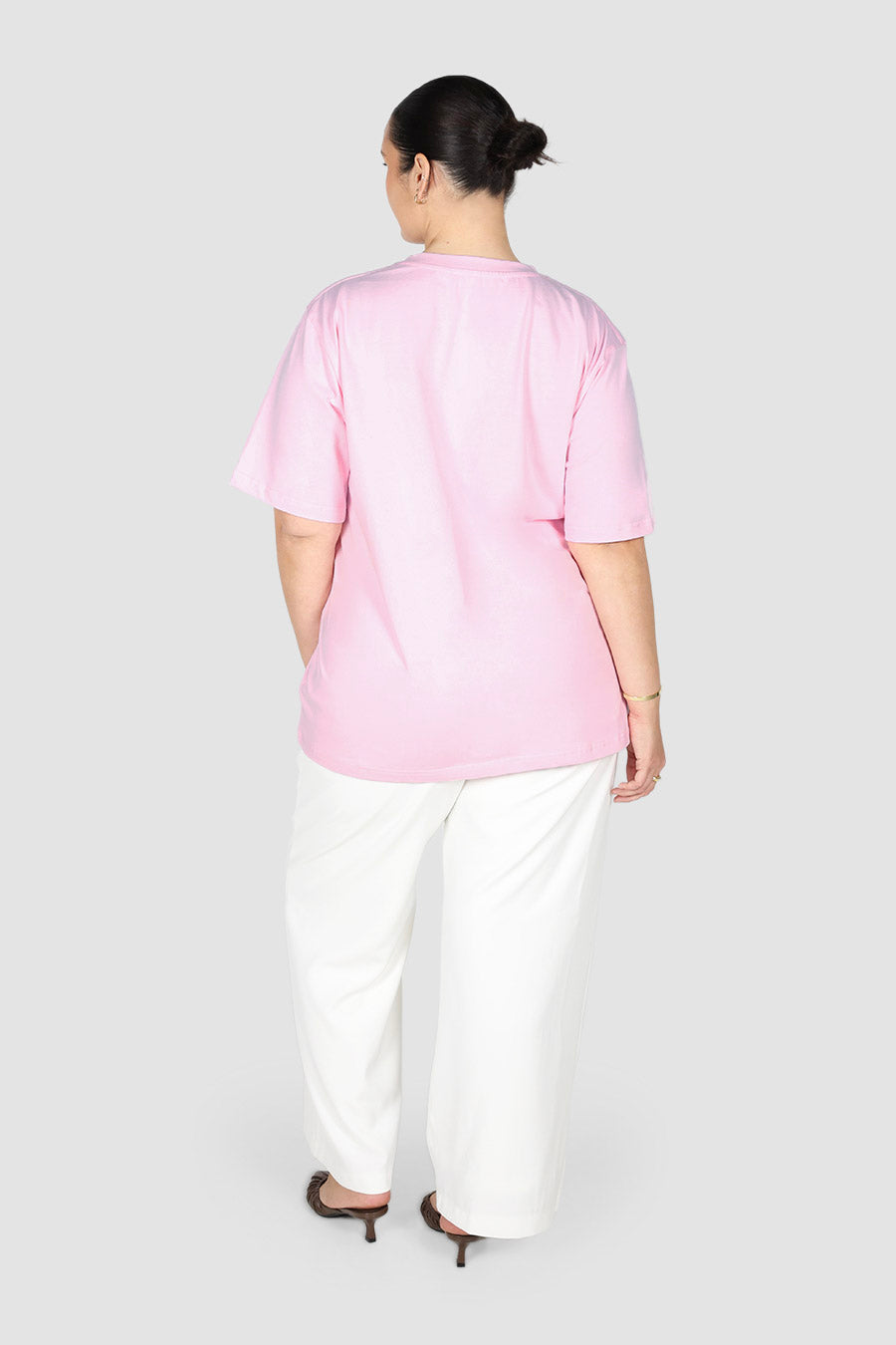 SIGNATURE TEE SOFT PINK