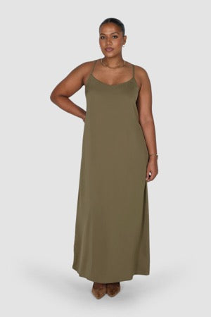 NINA DRESS KHAKI