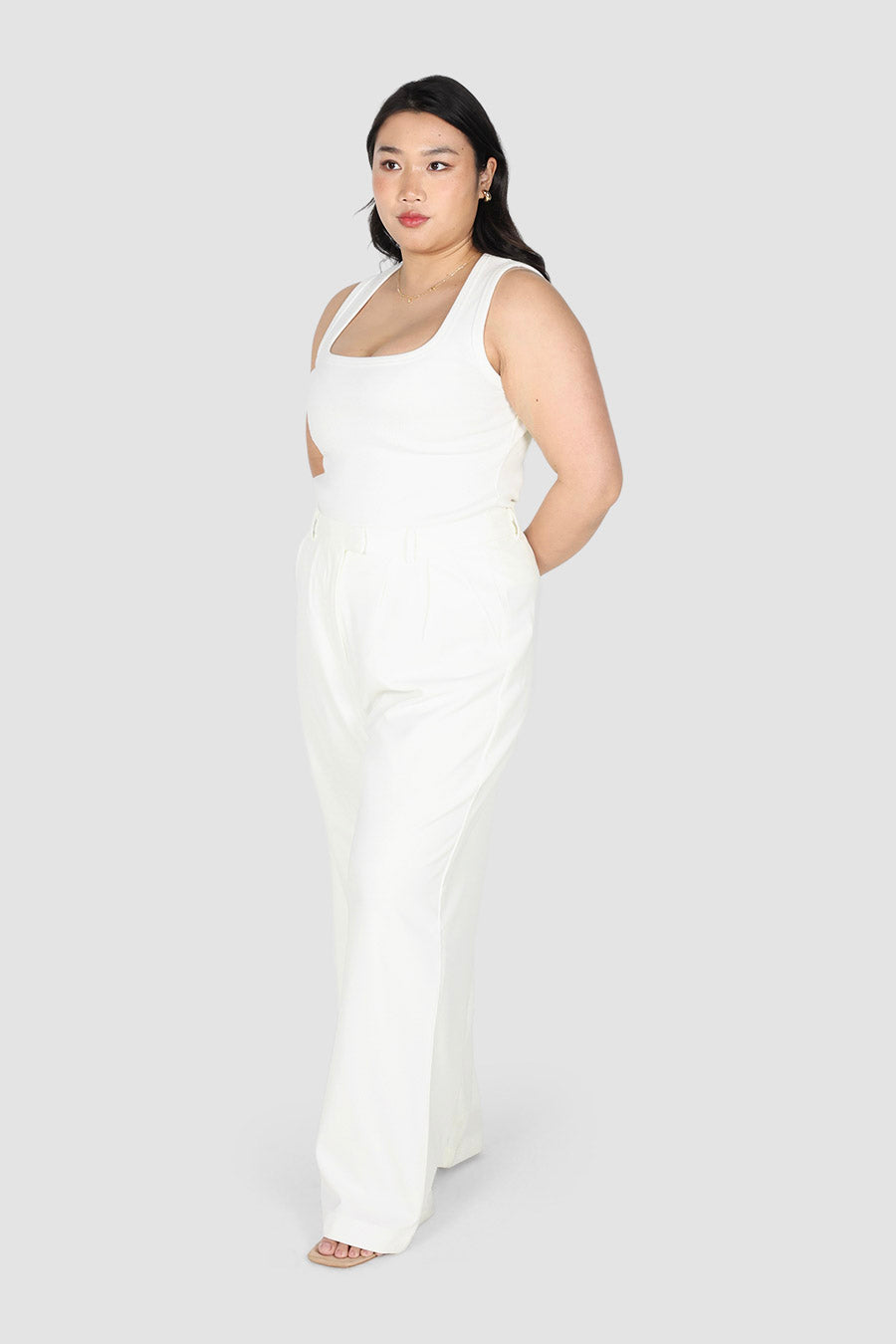 CORE RIB TANK WHITE