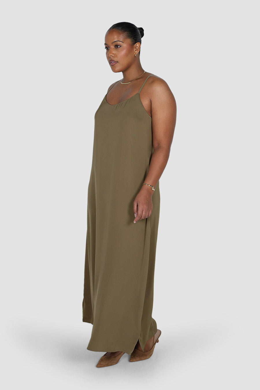 NINA DRESS KHAKI