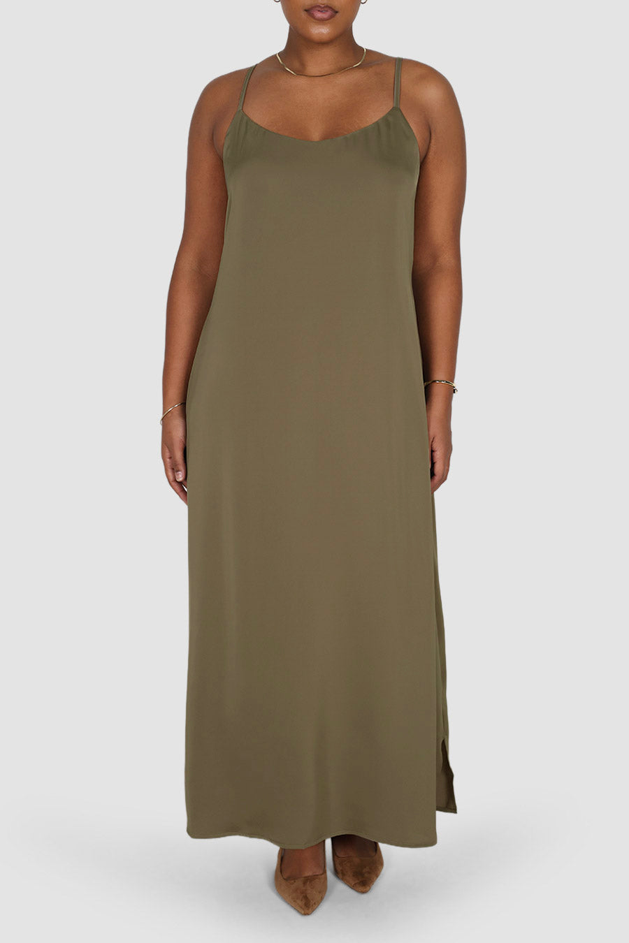 NINA DRESS KHAKI