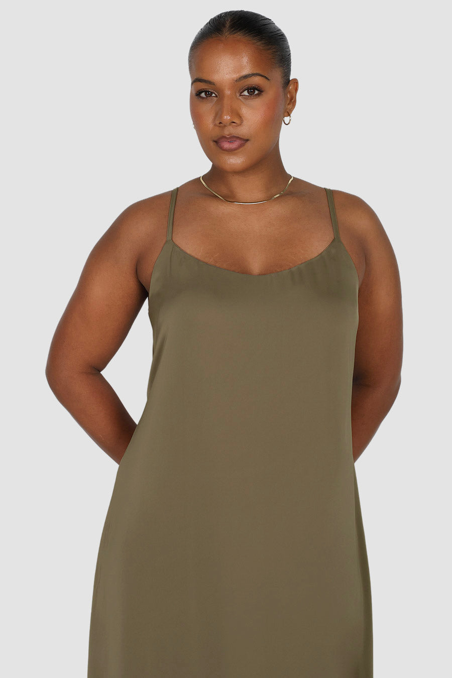 NINA DRESS KHAKI