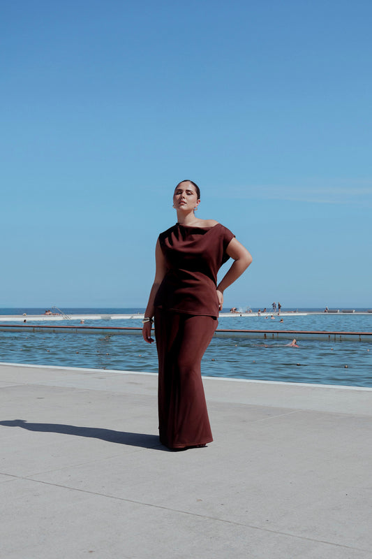 CALAIS SKIRT ESPRESSO