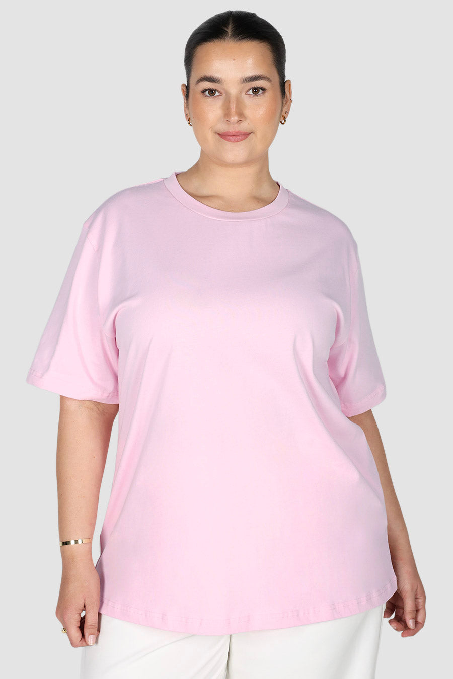 SIGNATURE TEE SOFT PINK