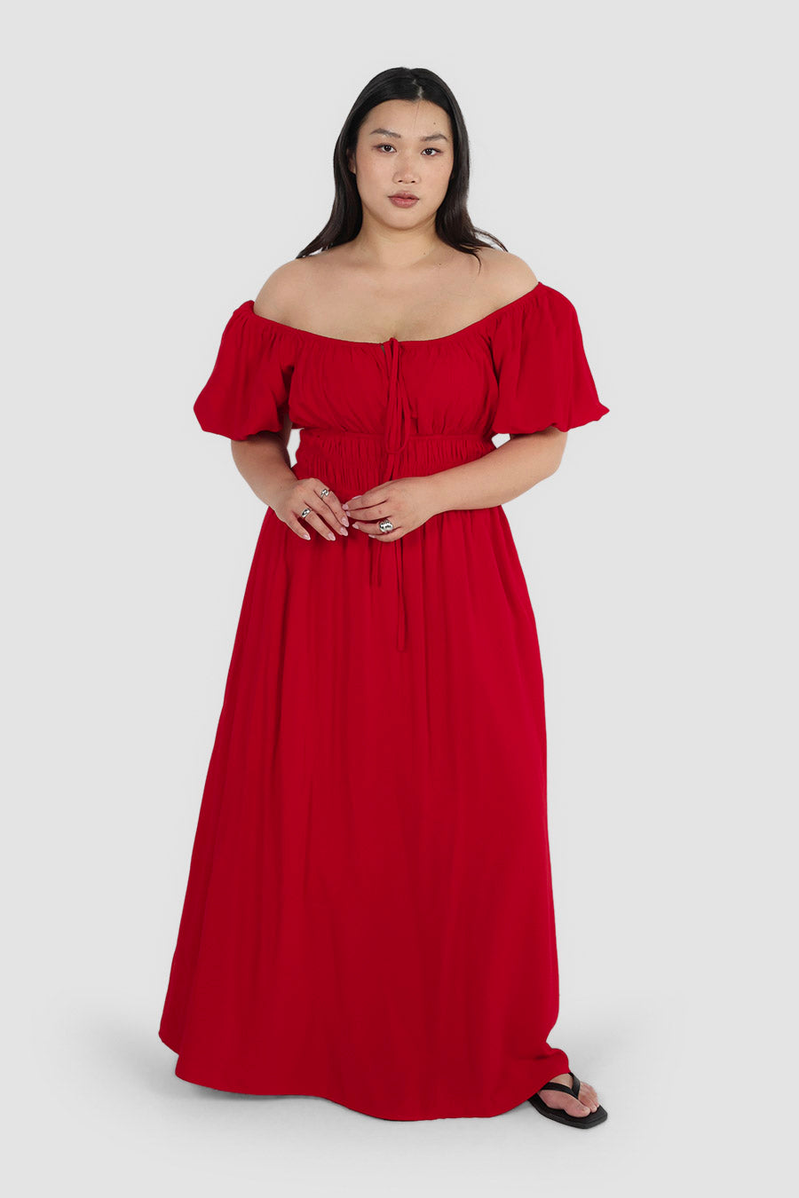 LUMA DRESS RED