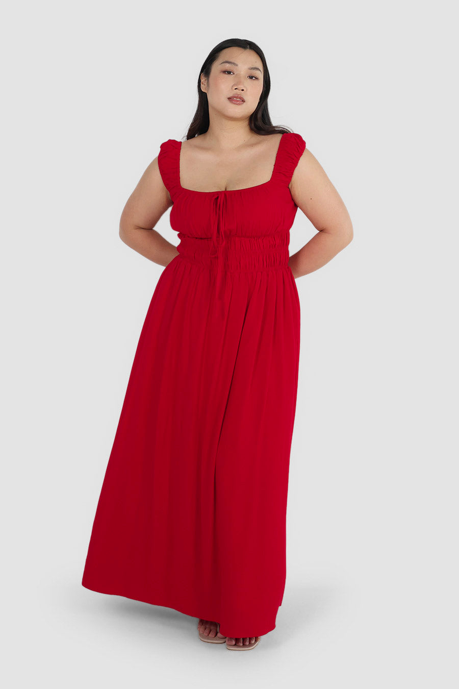 ROUX DRESS RED