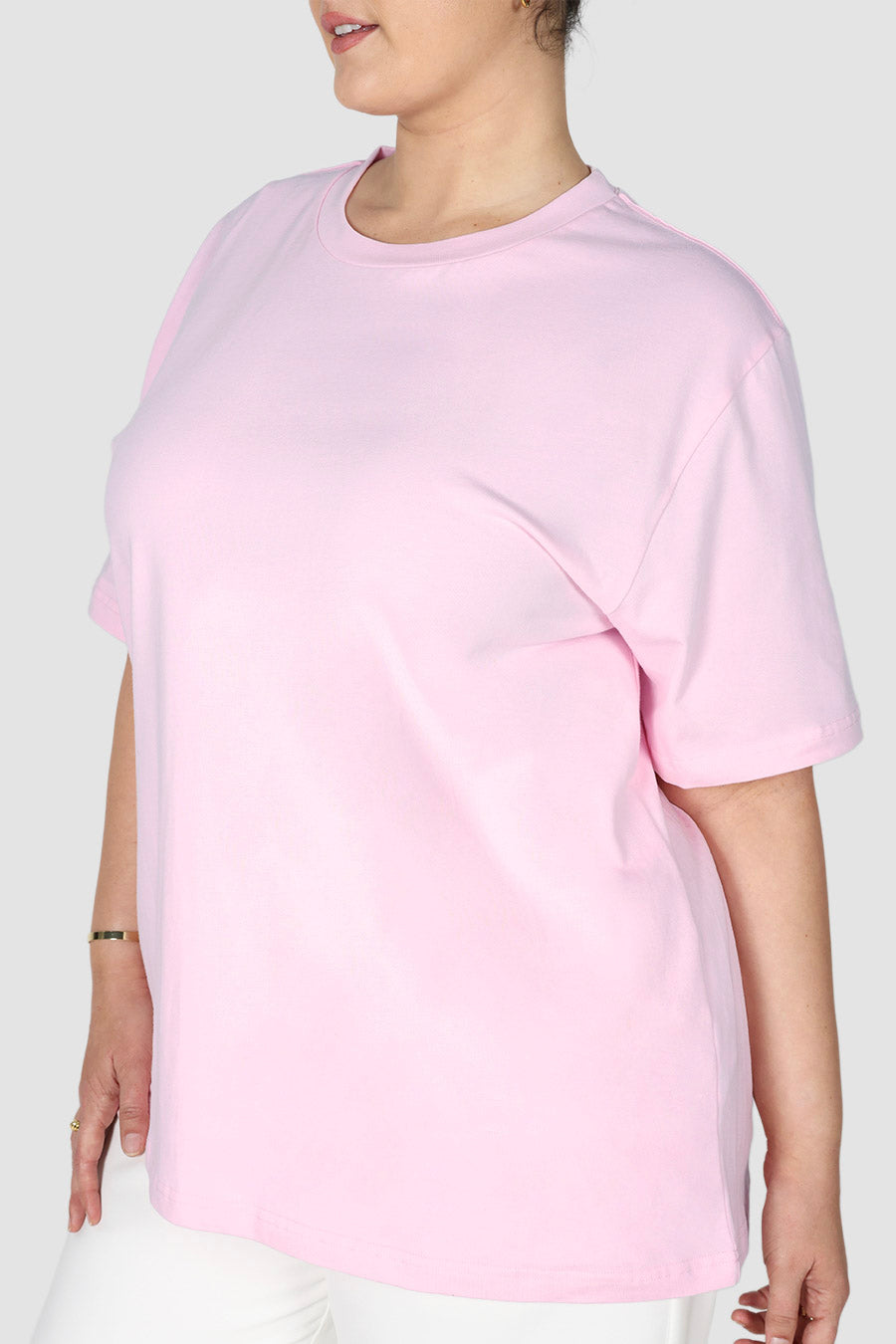 SIGNATURE TEE SOFT PINK
