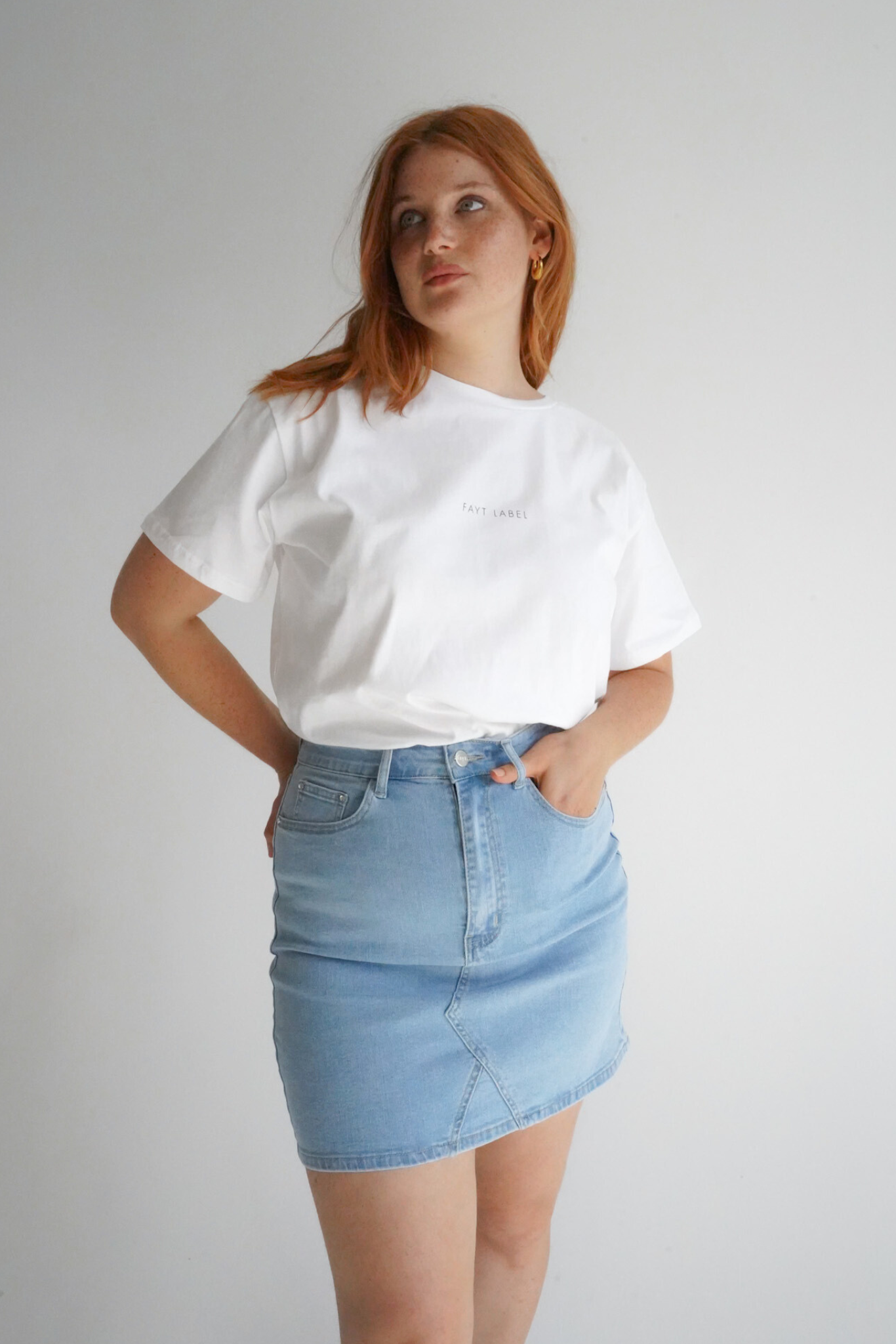 FB SALE - TAYO DENIM SKIRT SIZE 22 (C)