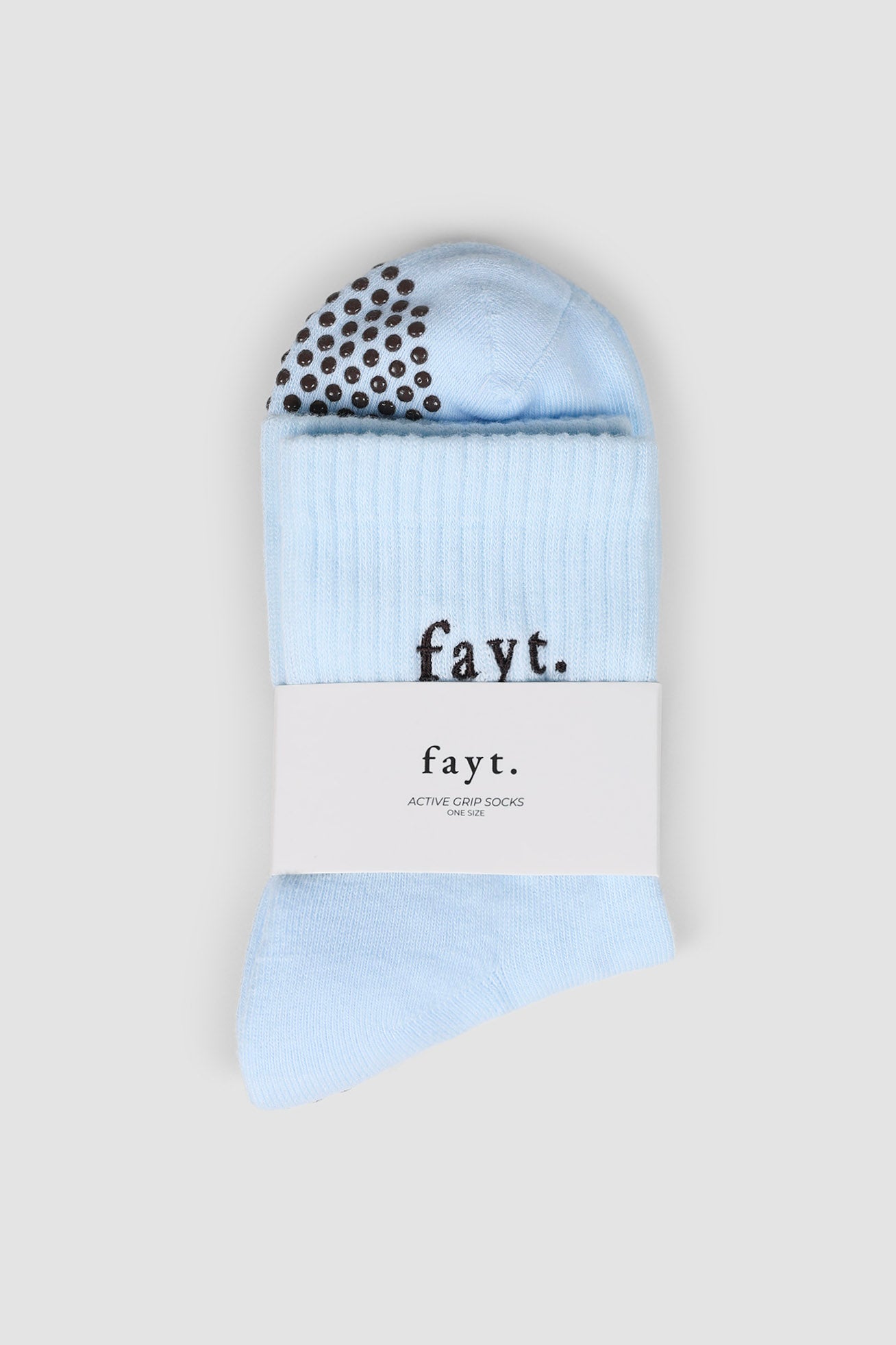 PILATES GRIP SOCK BLUE MOCHA
