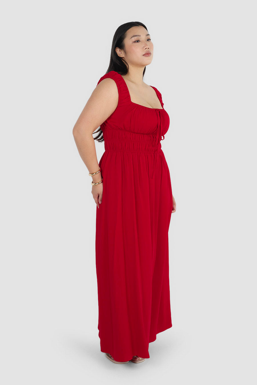 ROUX DRESS RED
