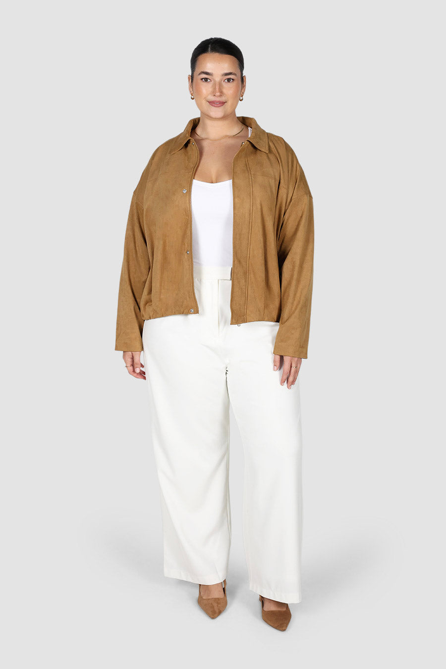RORY BOMBER JACKET TAN