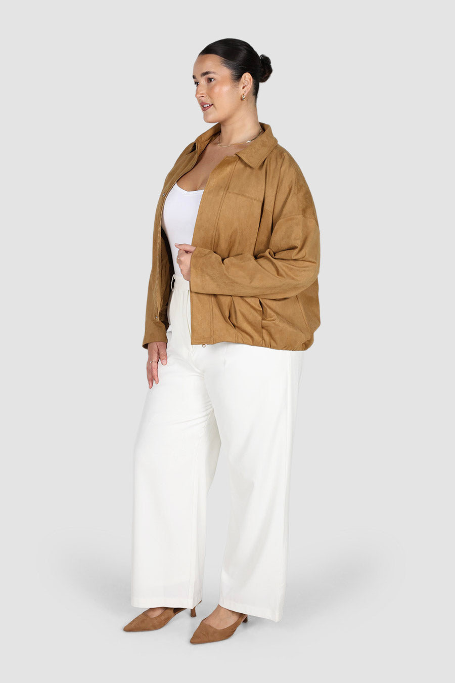 RORY BOMBER JACKET TAN