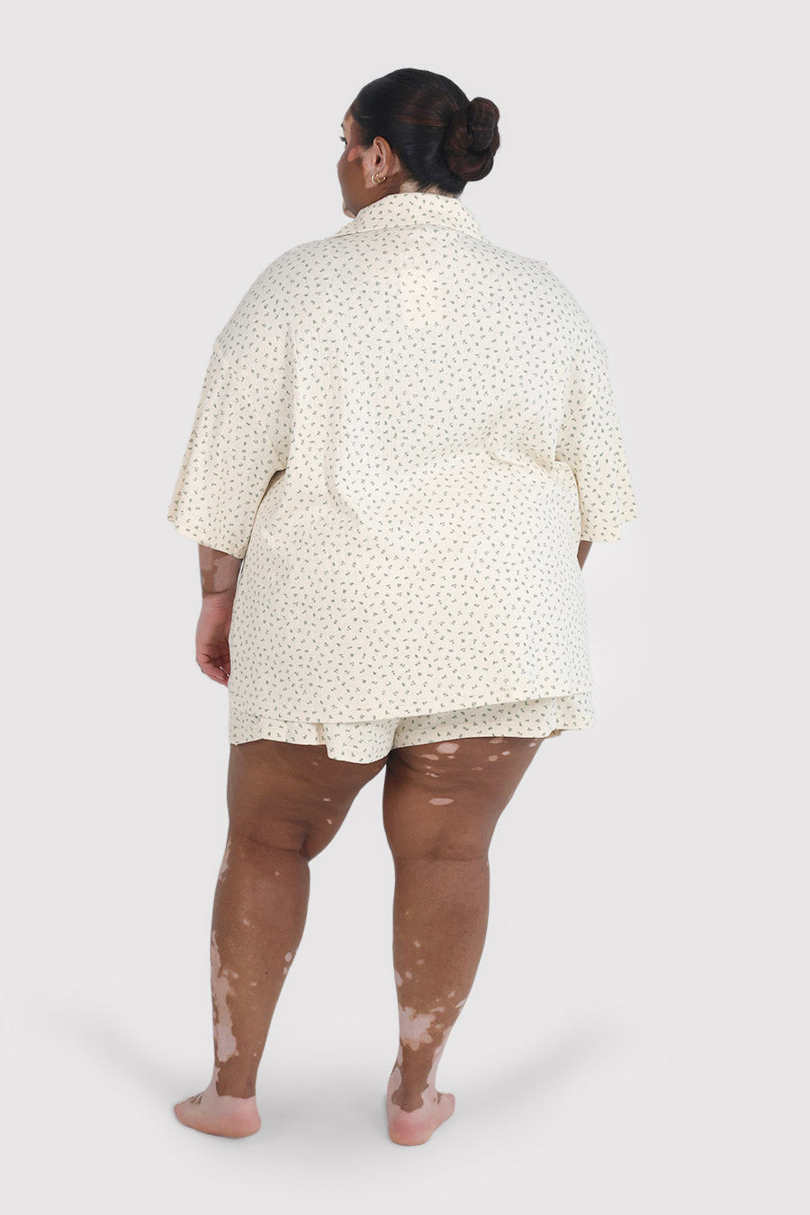 SLEEP BUTTON SHIRT GARDEN LULLABY