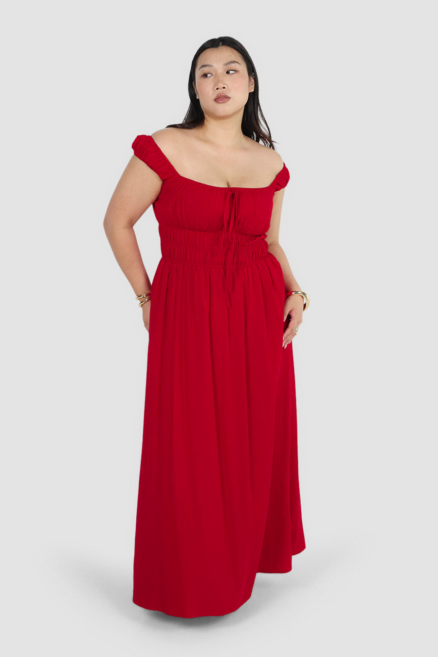 ROUX DRESS RED