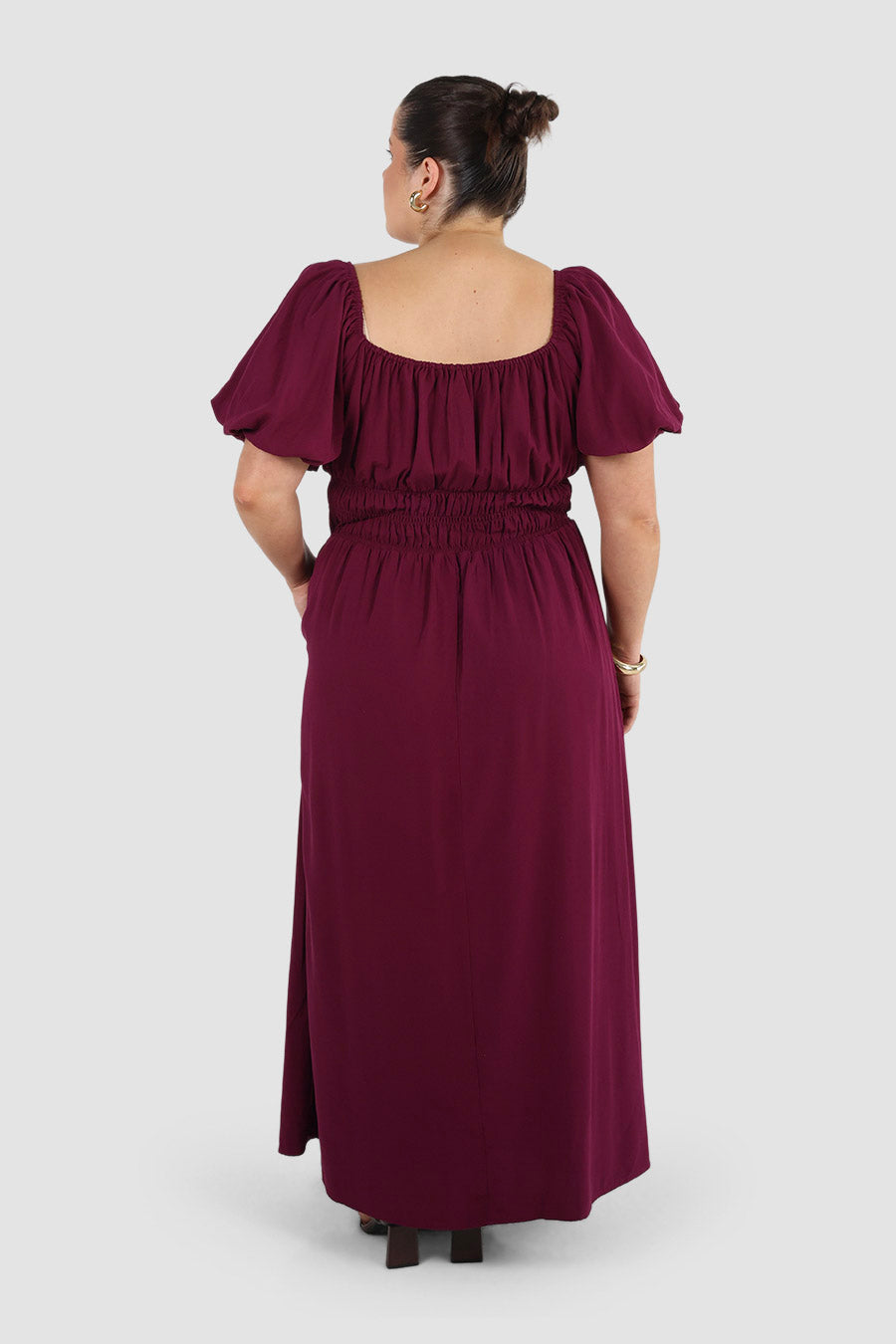 LUMA DRESS PLUM