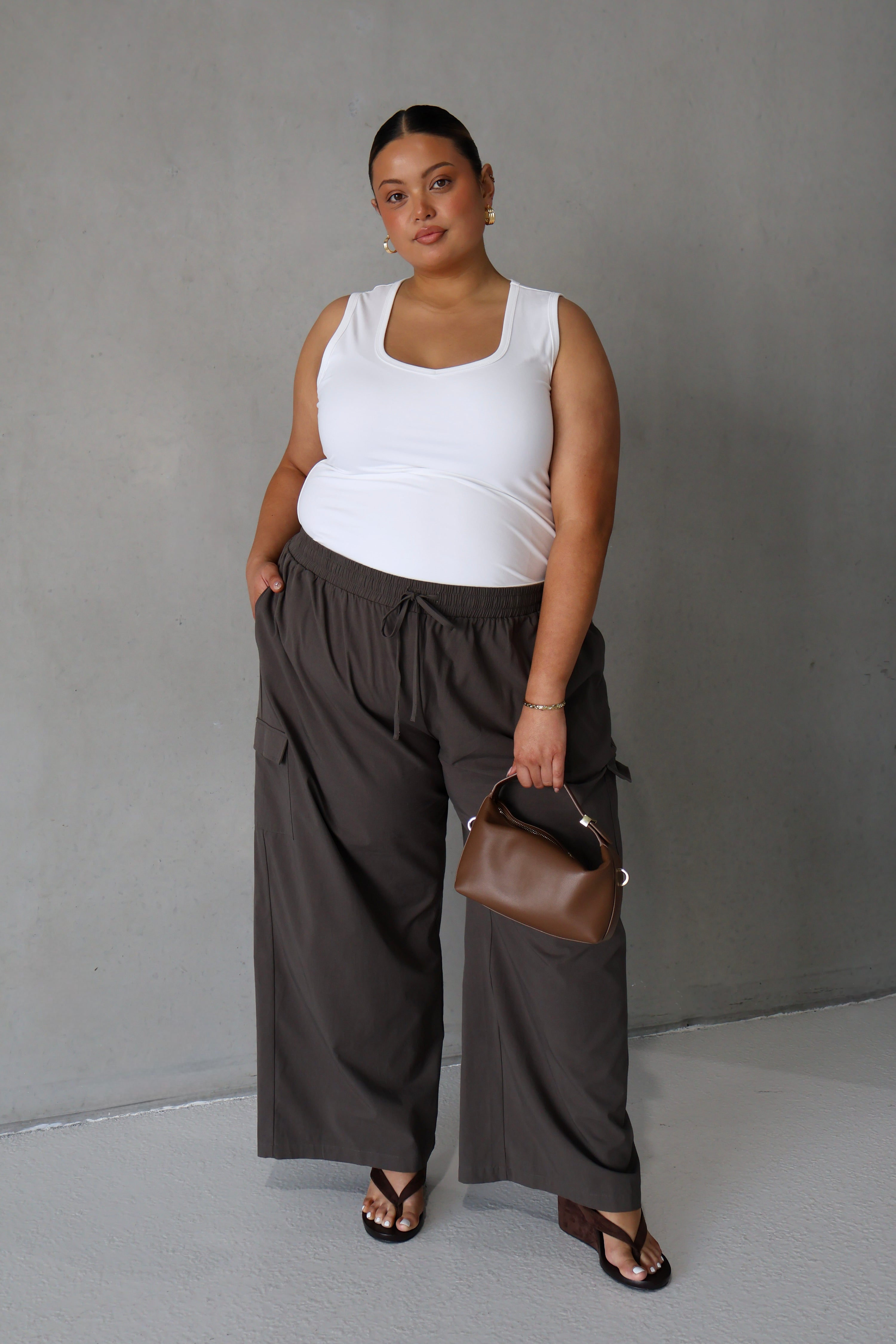 RENLY UTILITY PANT MOSS GREY
