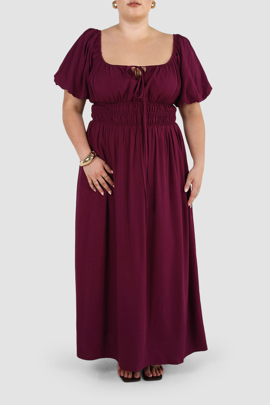 LUMA DRESS PLUM