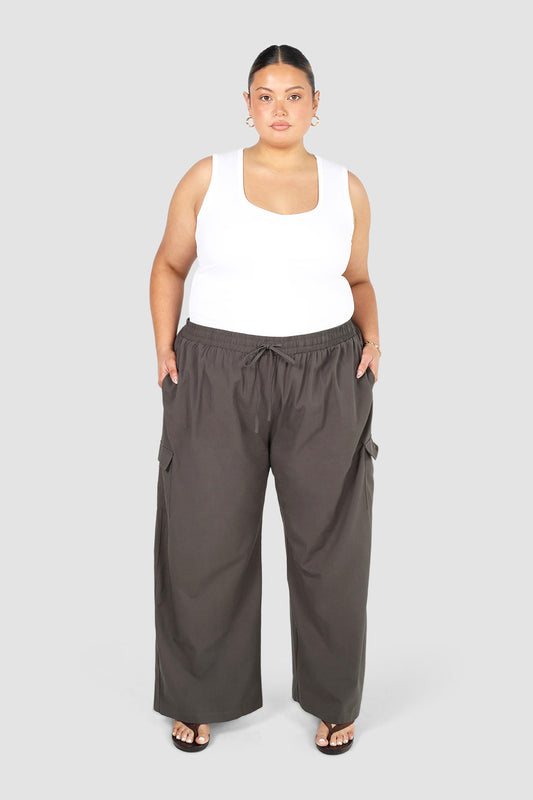 RENLY UTILITY PANT MOSS GREY