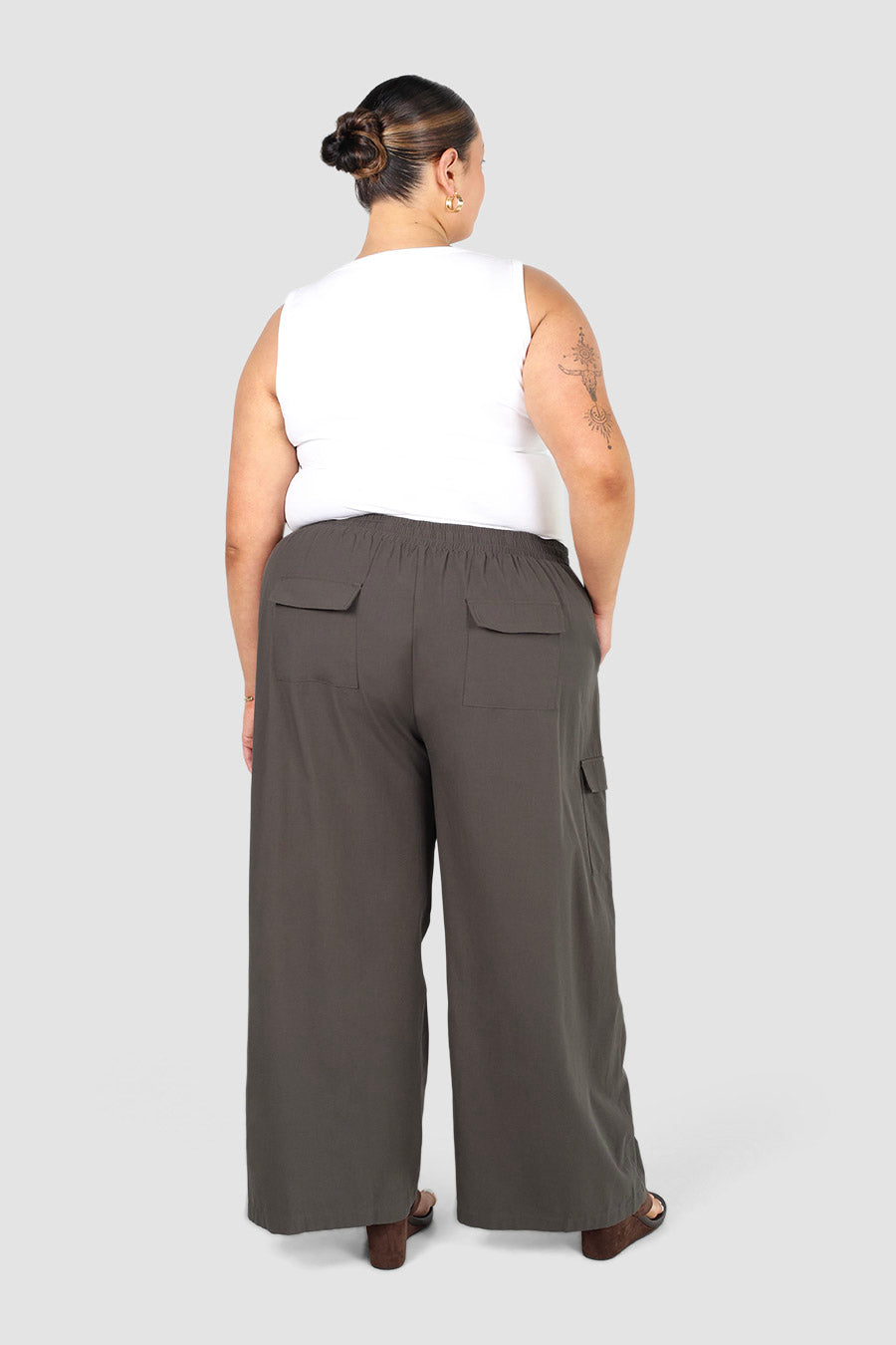 RENLY UTILITY PANT MOSS GREY