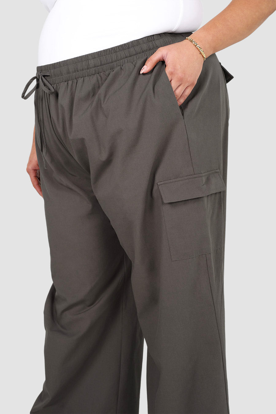 RENLY UTILITY PANT MOSS GREY