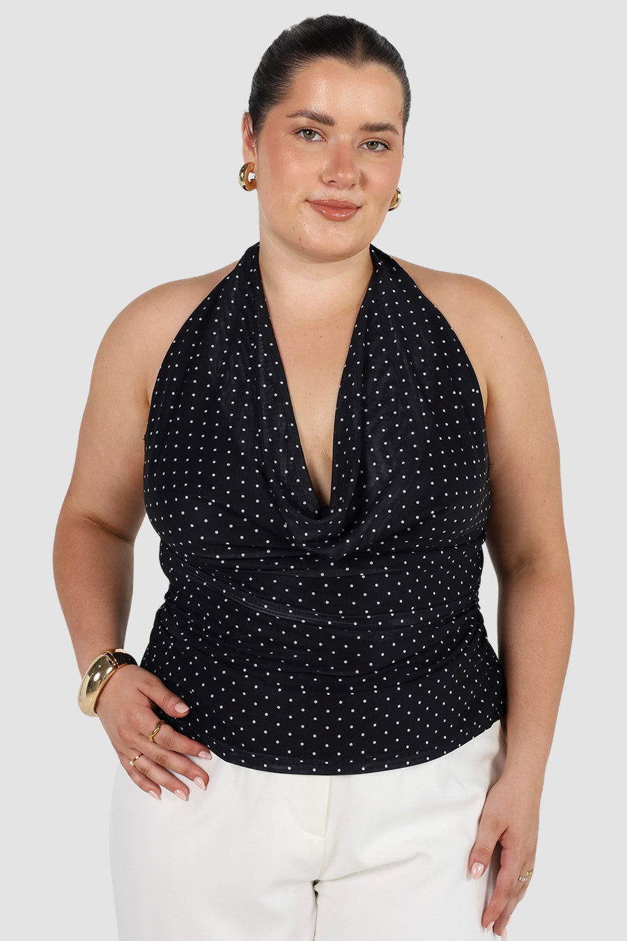 KIMMY TOP BLACK SPOT