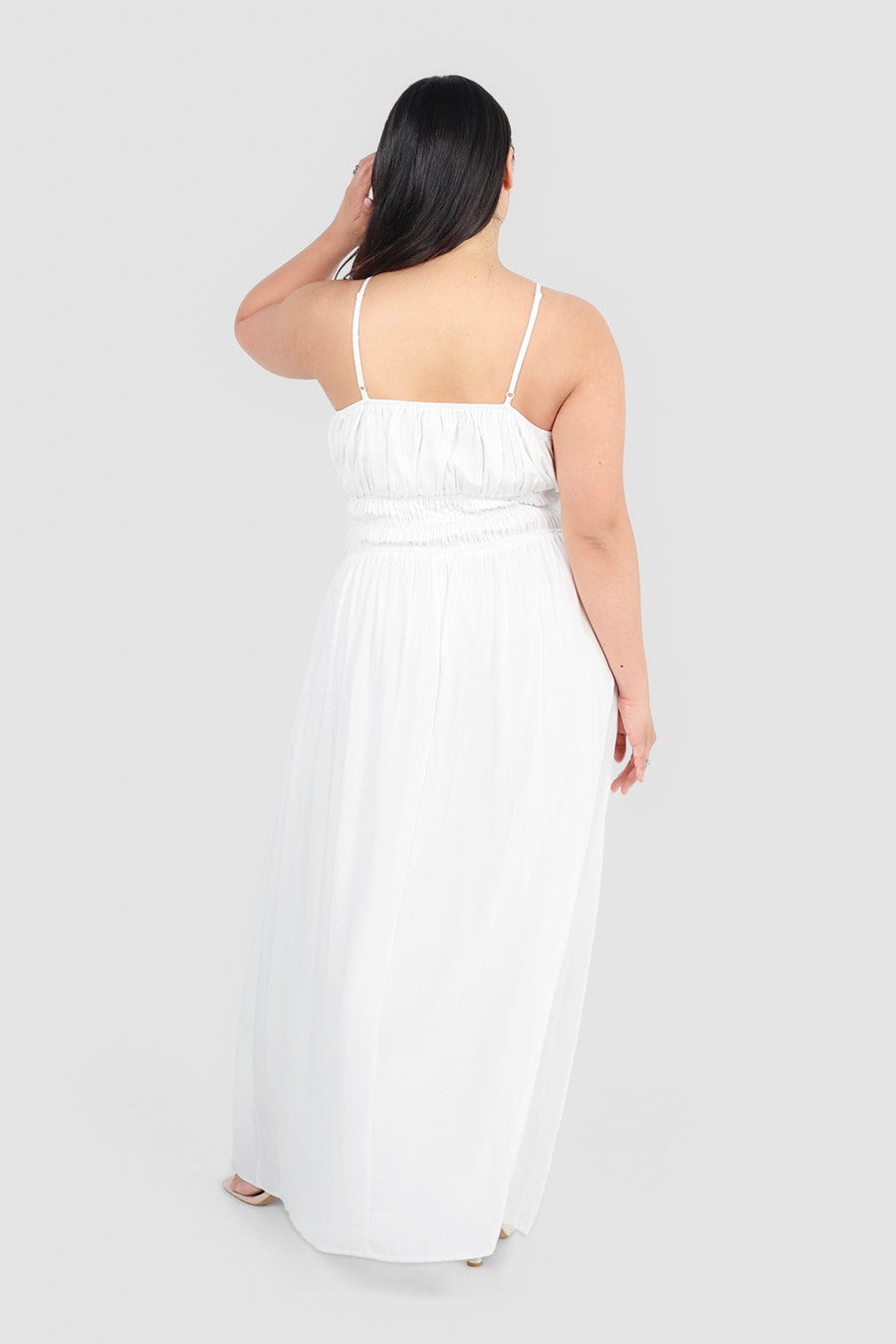 LUNARA MAXI DRESS WHITE