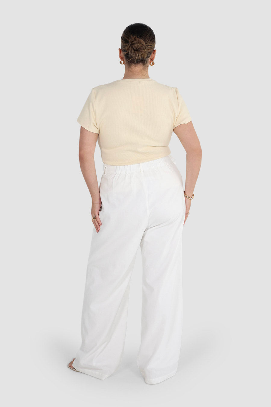 SAVANNAH RIB TEE VANILLA