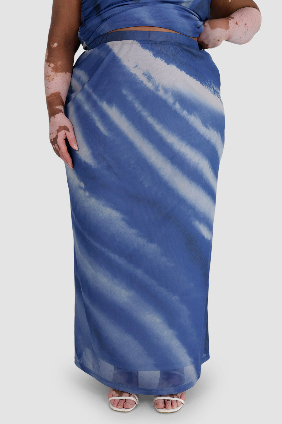LALITA MAXI SKIRT AZURE WASH