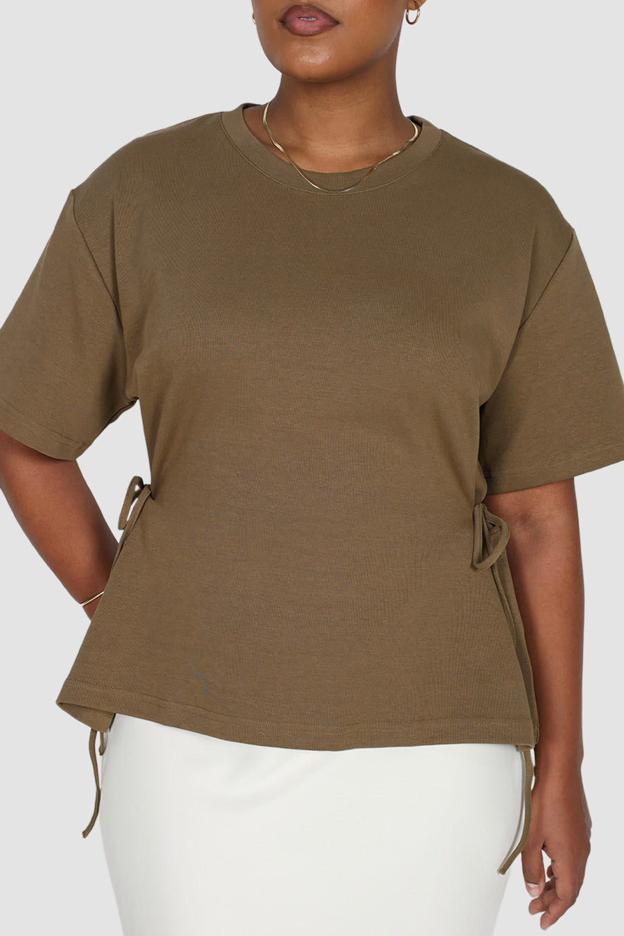 LEVI CINCH TEE OLIVE