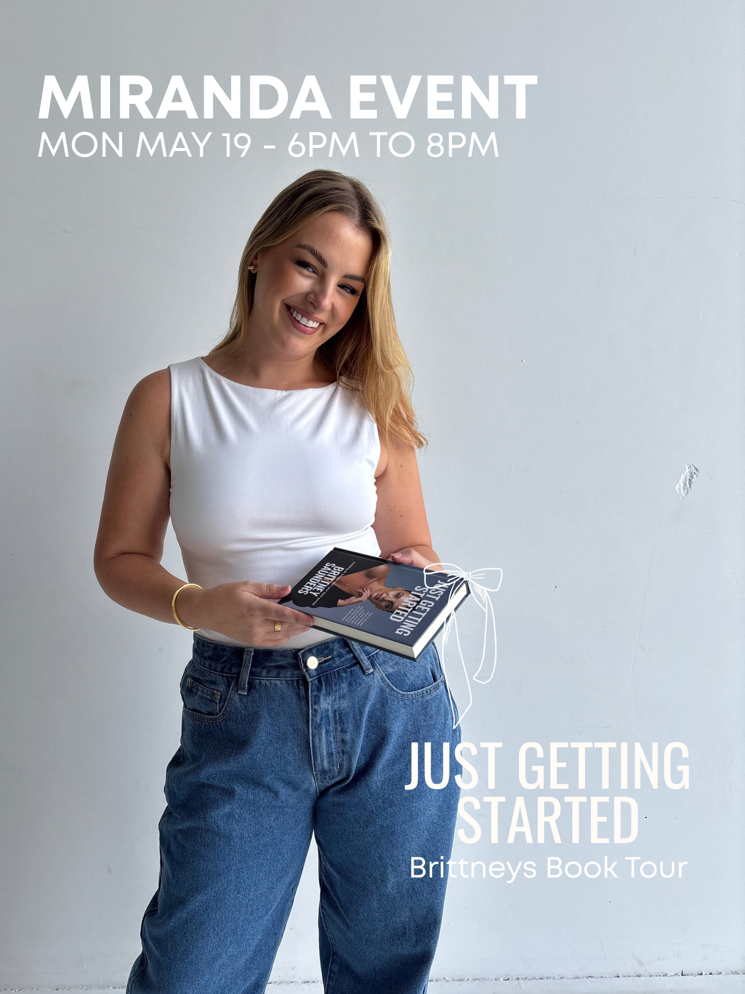 MIRANDA | MAY 19 6PM-8PM | BRITTNEYS BOOK EVENT TICKET