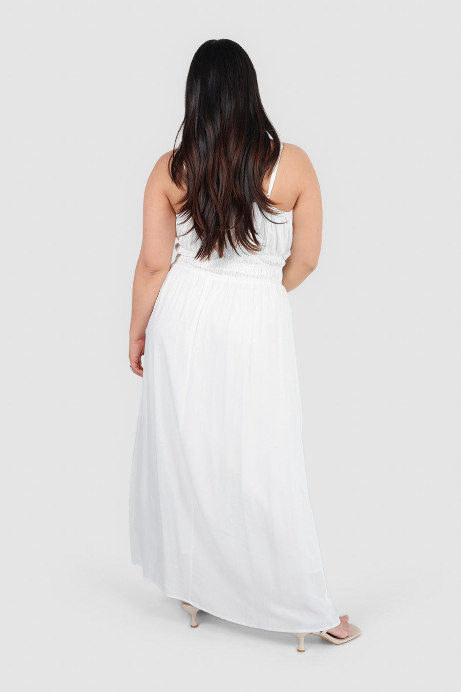 LUNARA MAXI DRESS WHITE