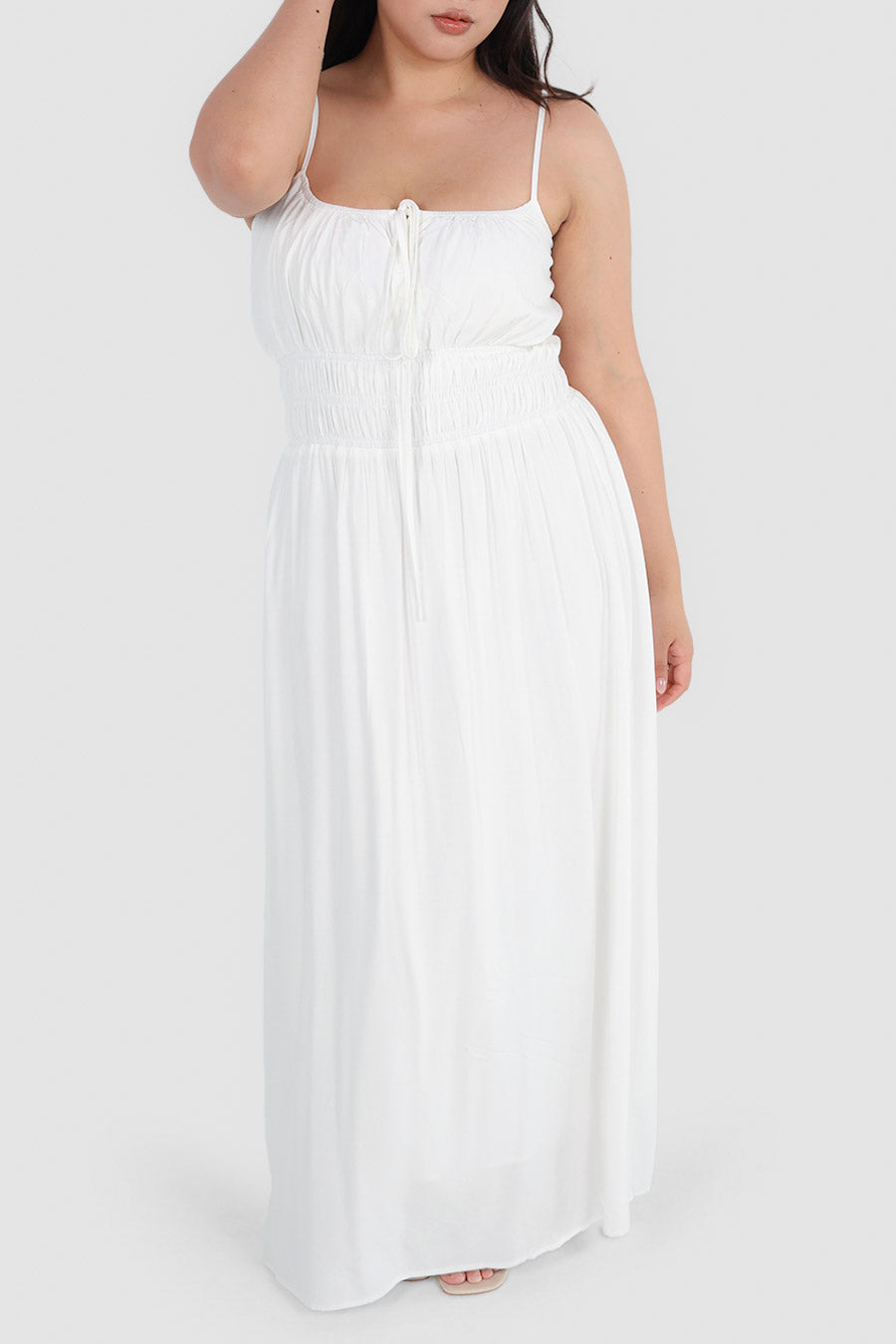 LUNARA MAXI DRESS WHITE
