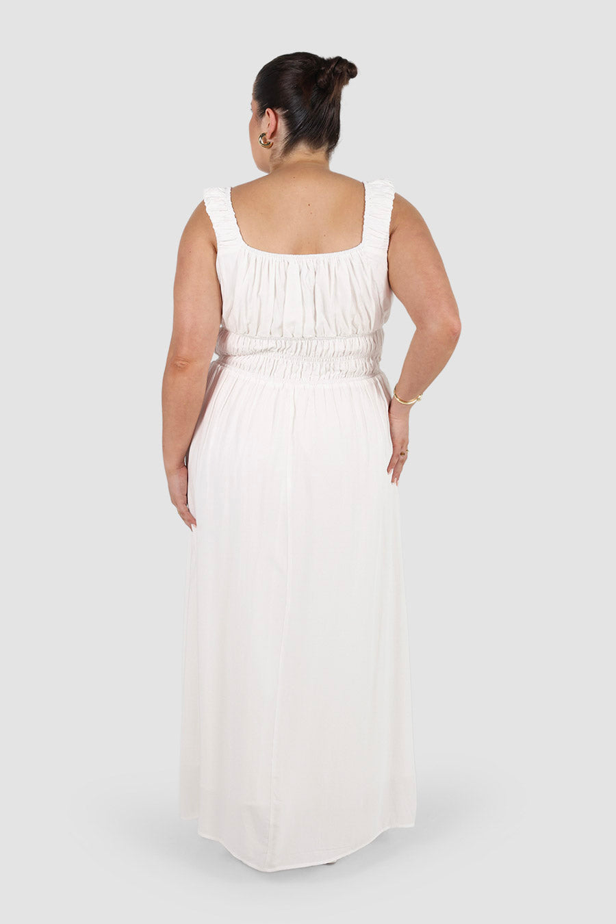 ROUX DRESS WHITE
