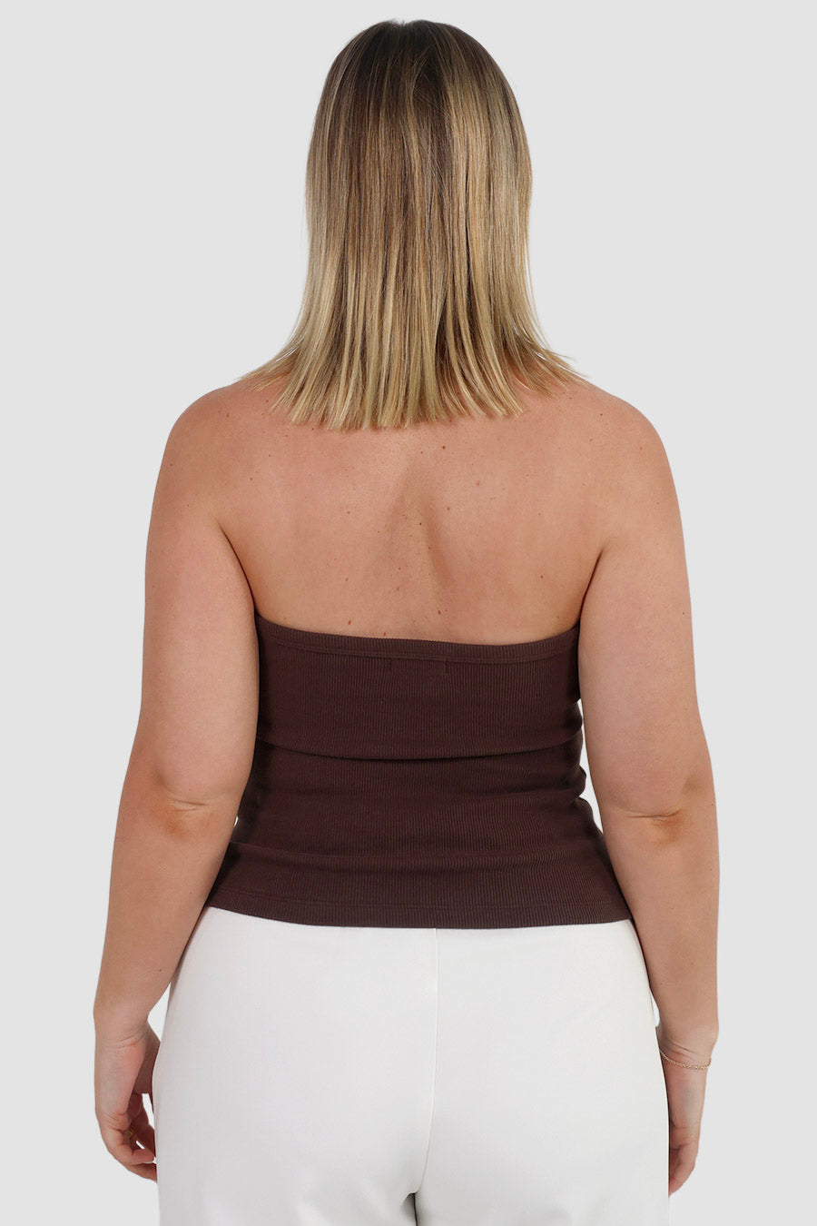 RENNA HALTER TOP ESPRESSO