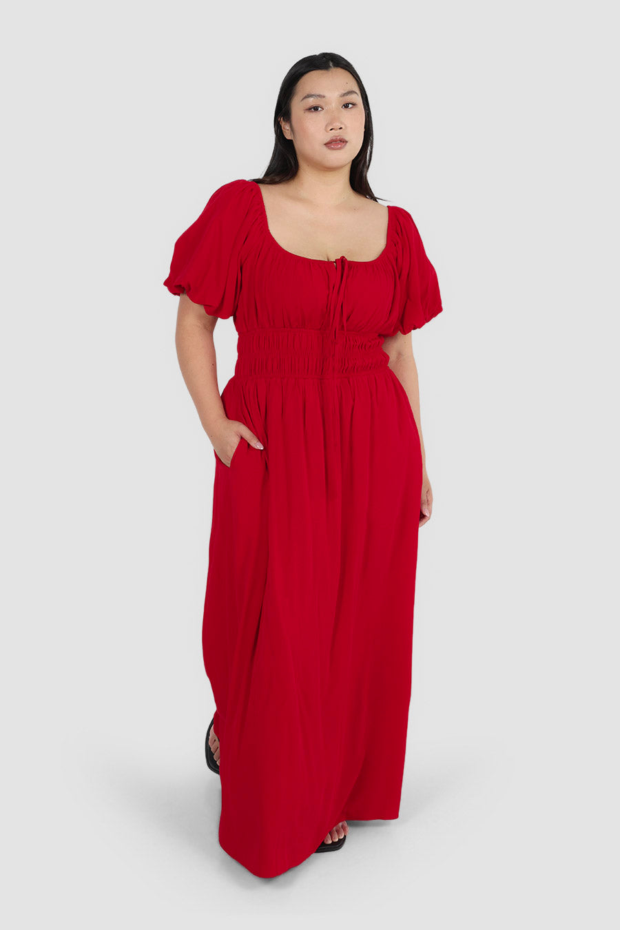 LUMA DRESS RED