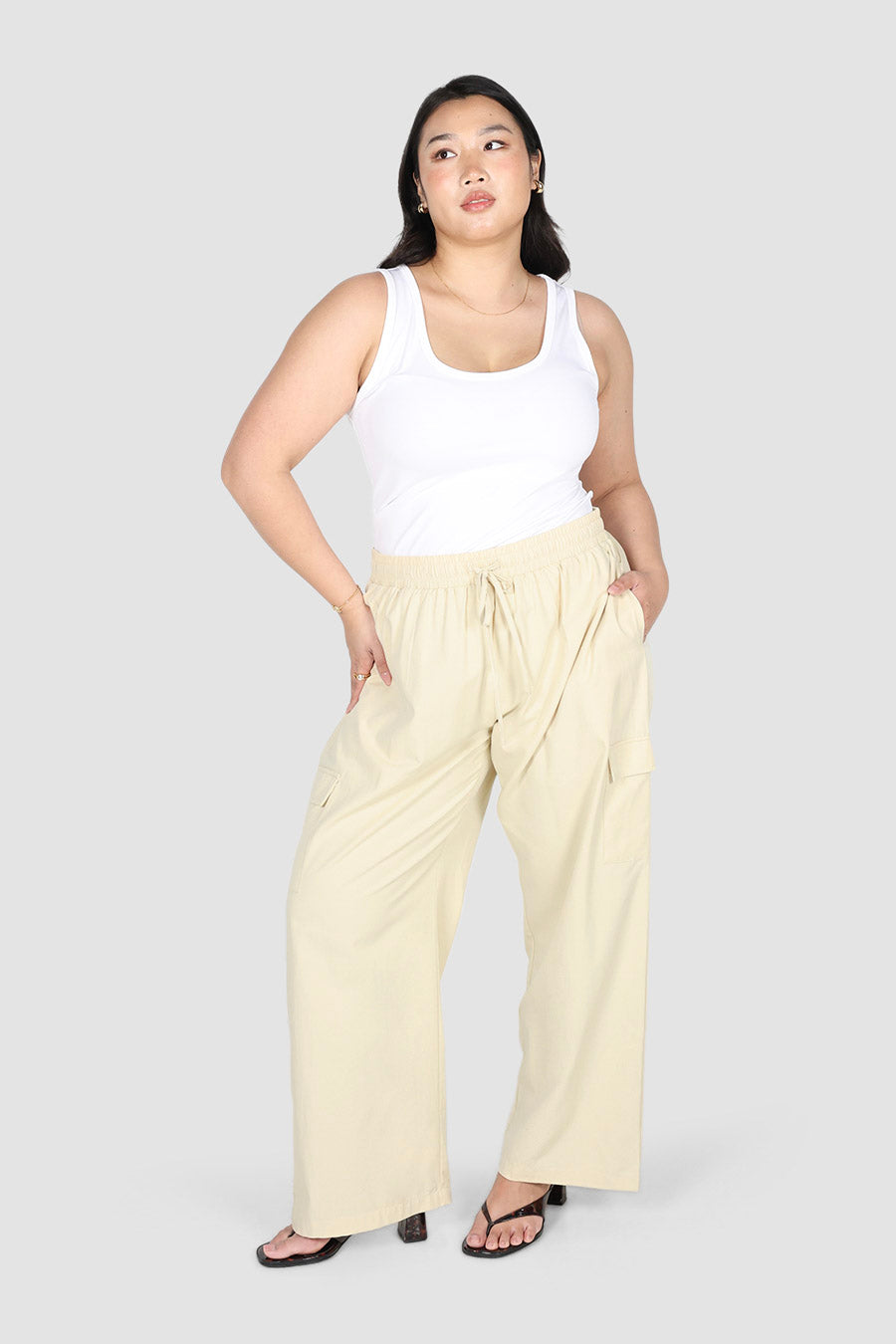 RENLY UTILITY PANT NEUTRAL
