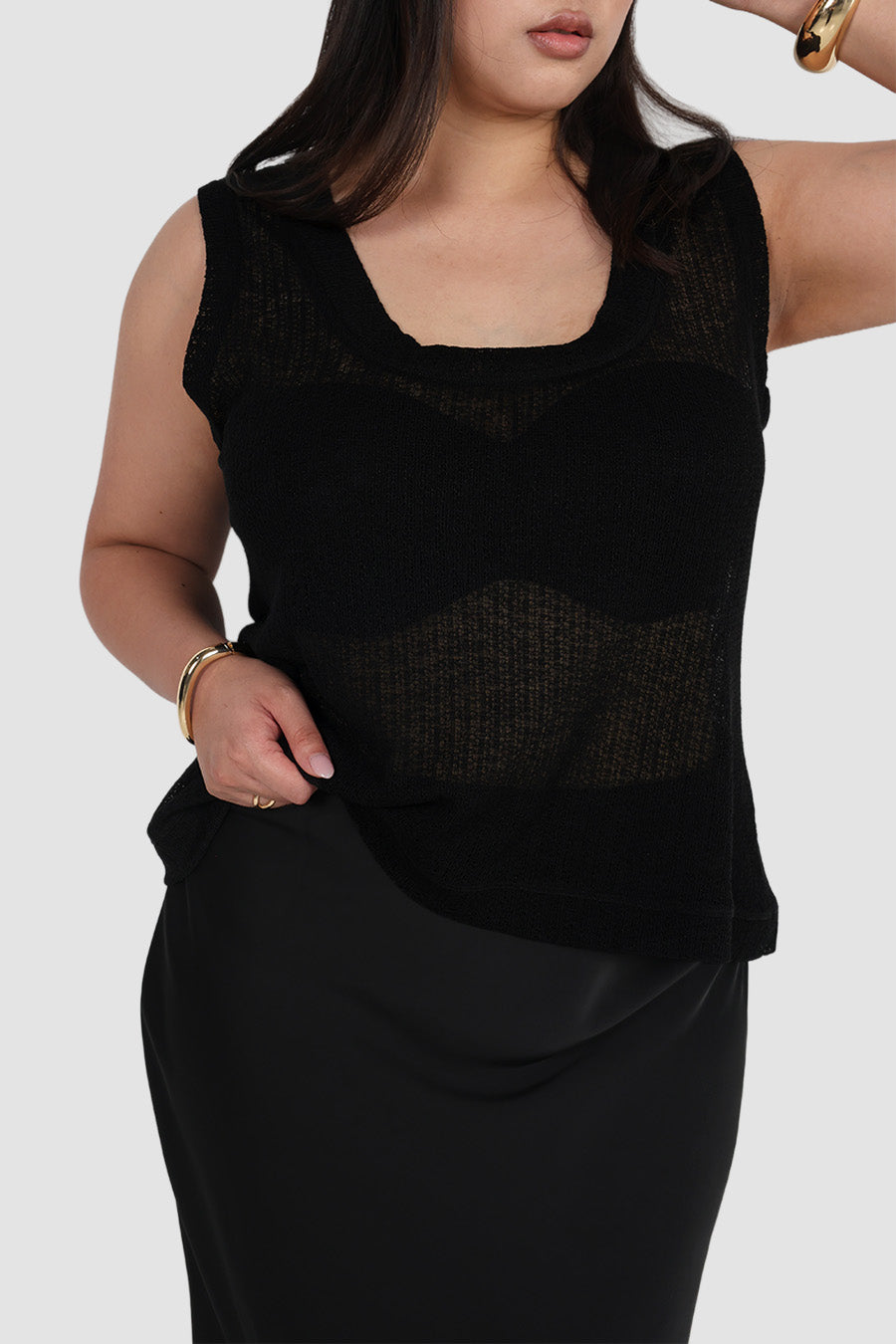 ALBA TOP BLACK