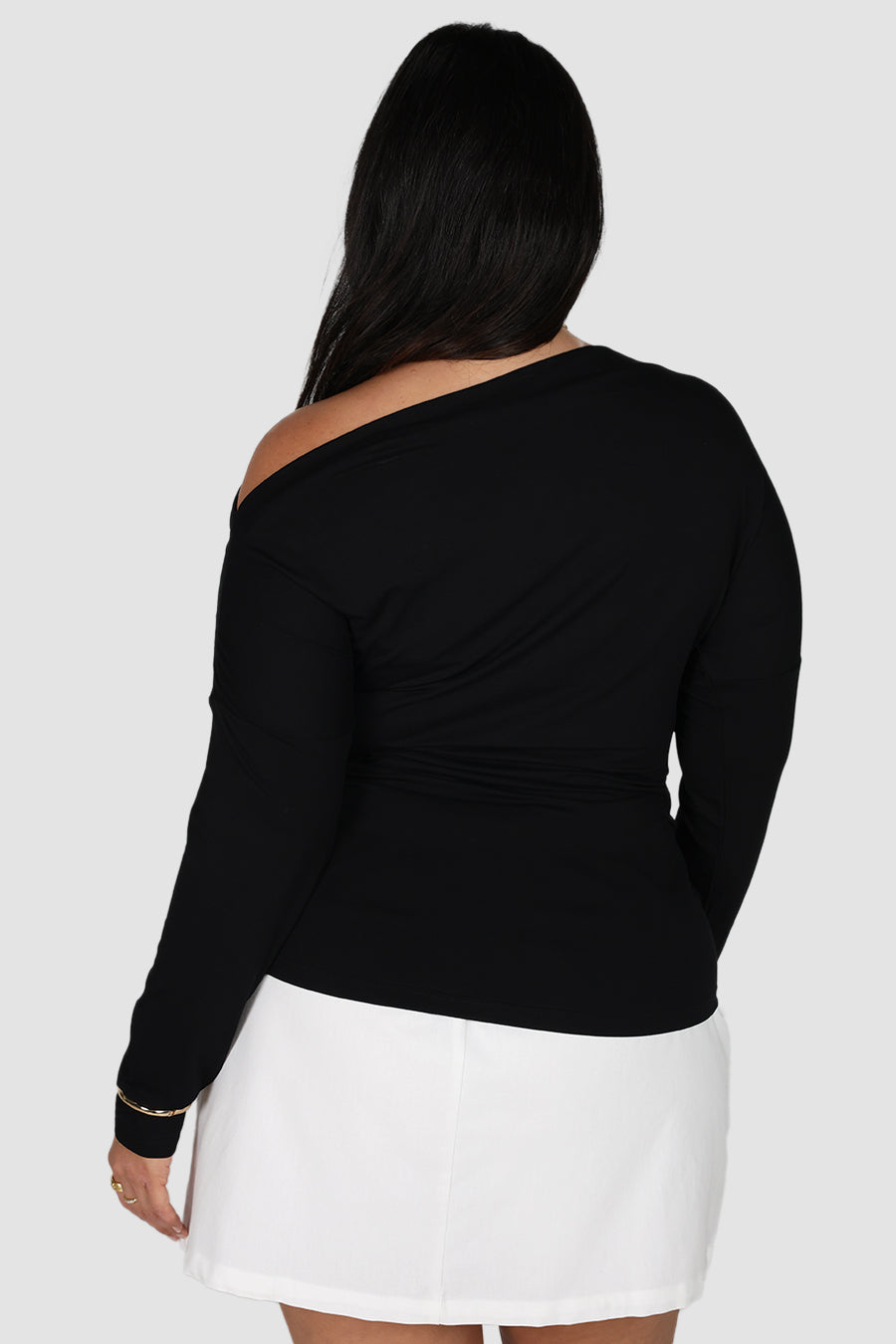 AVENDI L/S TOP BLACK