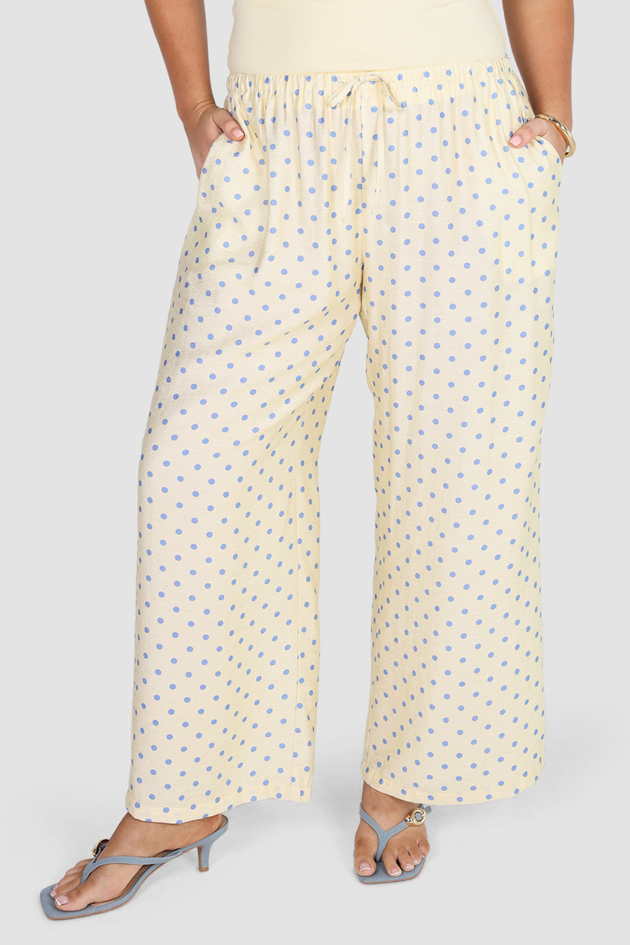 BENNI PANT BLUE POLKA