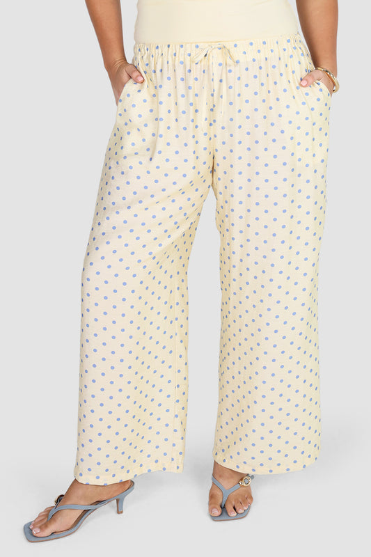 BENNI PANT BLUE POLKA