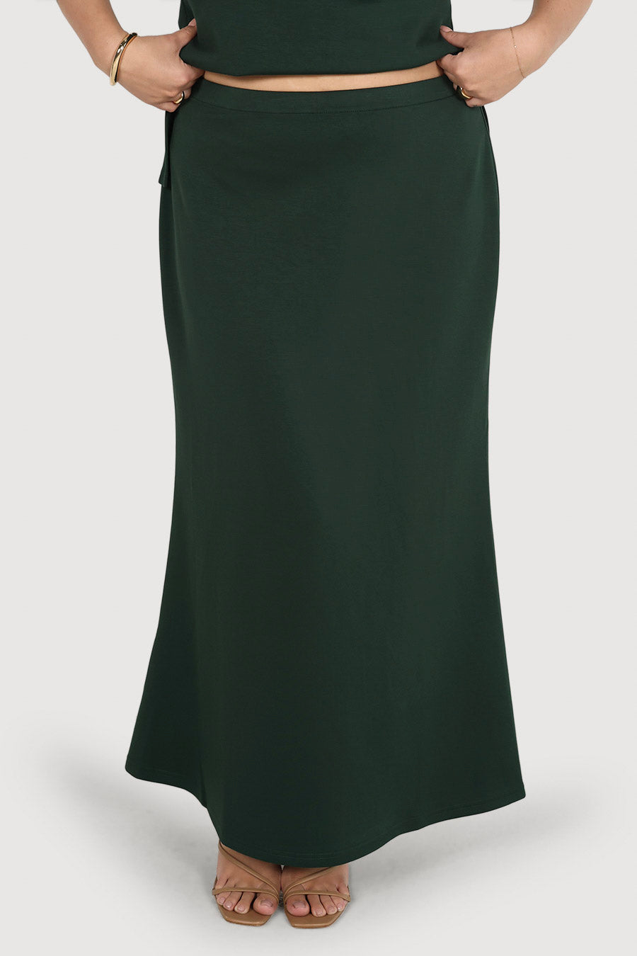 CALAIS SKIRT DEEP GREEN